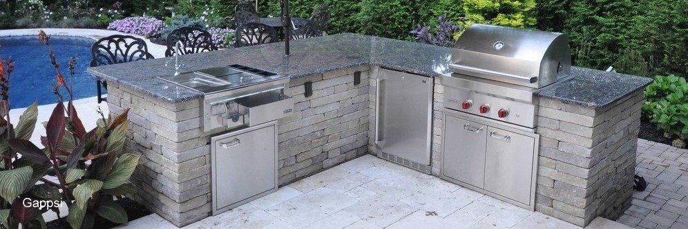 Custom Outdoor Cooking Island & Appliances in Smithtown, NY