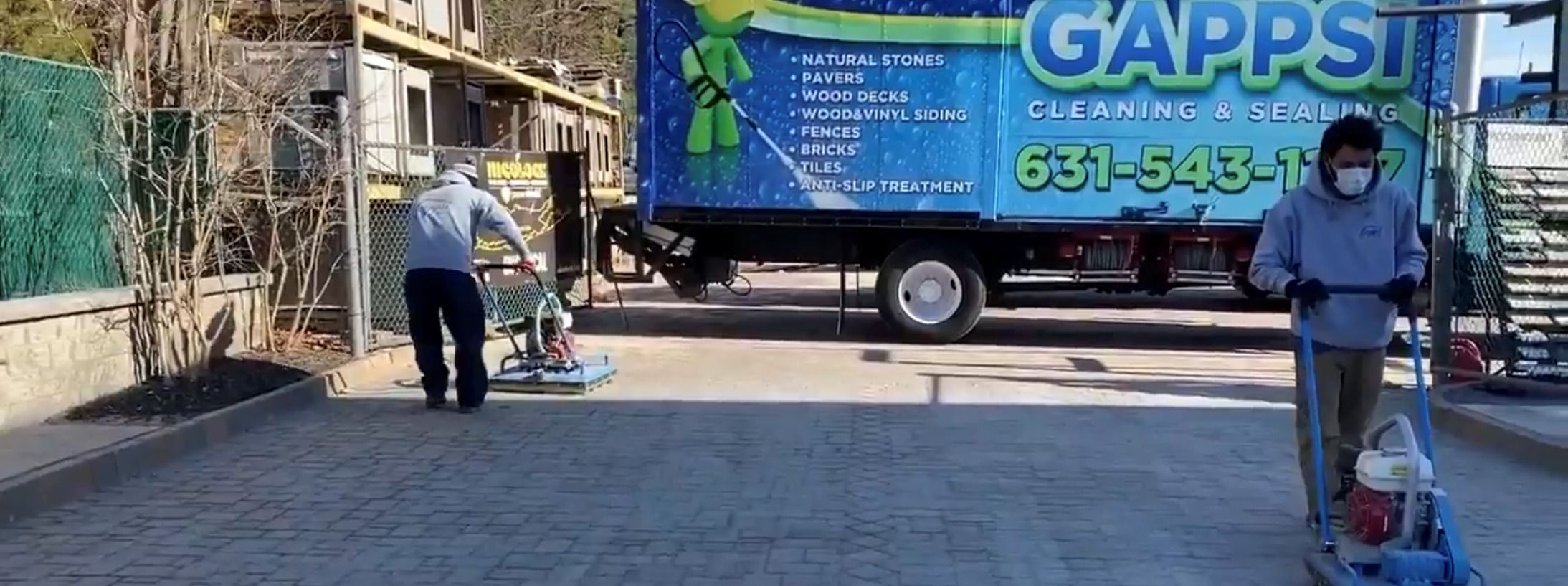 Cleaning and Sealing pavers on Long Island NY
