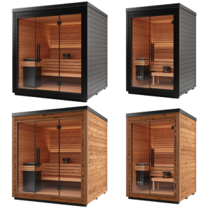 Auroom Mira L Cabin Sauna Kit Black