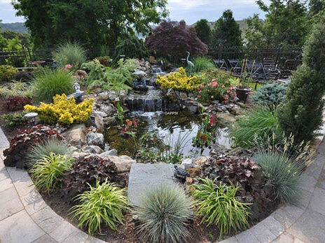 Waterfall-And-Fish-Pond-Centerport-NY-1