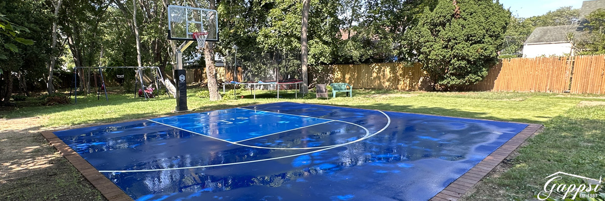 Asphalt-Basketball-Court-Installation-with-Dominator-Hoop---Brentwood-NY