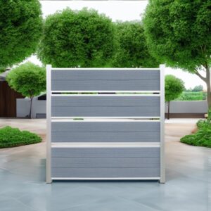 Deluxe Semi Privacy Aluminum Fence | GWF