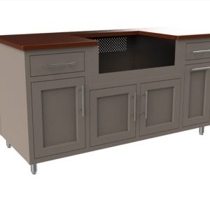 5’ Grill Island Package