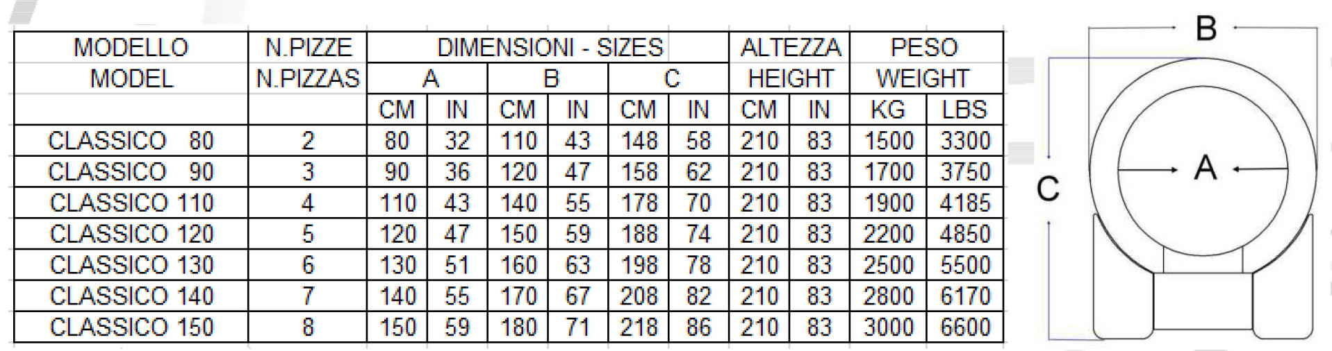 classico-wood-pizza-oven-spec-sheet