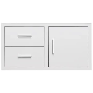 42" 2-Drawer & Access Door Combo