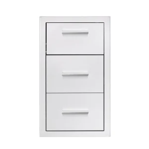17" Vertical 2-Drawer & Paper Towel Holder Combo