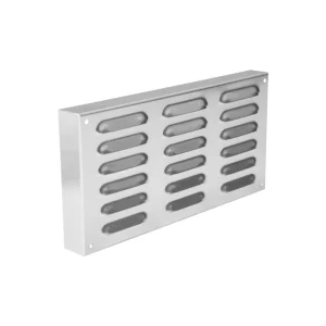 6x12" Island Vent Panel w/ Masonry Frame Return