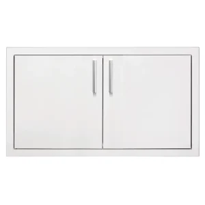 33" Double Access Door w/ Masonry Frame Return