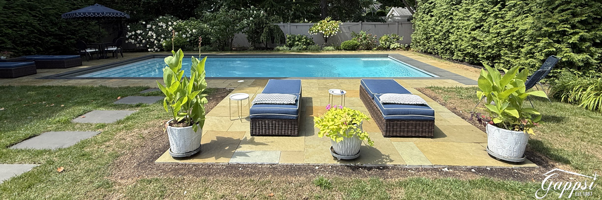 Sealing bluestone coping around pools