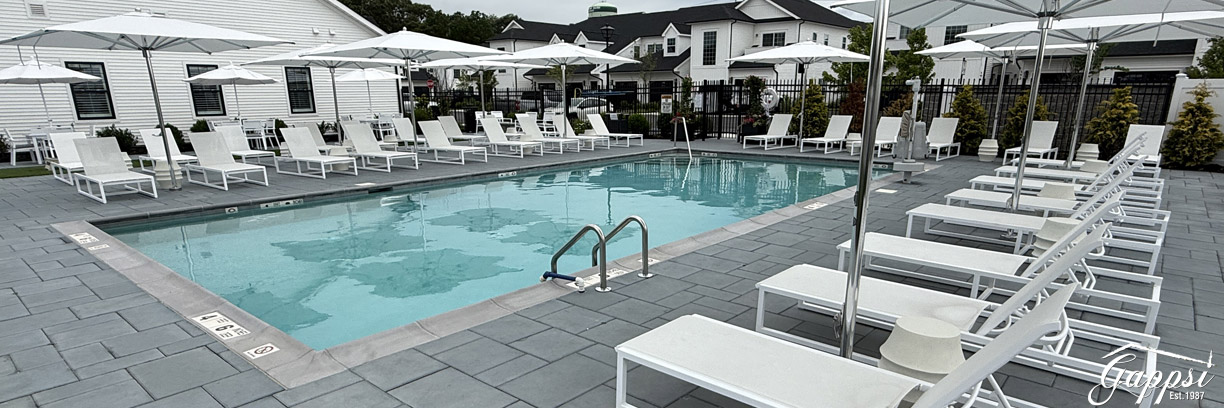 55+ community gunite swimming pool