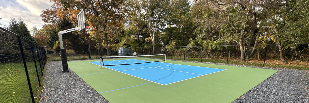 pickleball sports game court and basketball sports game court