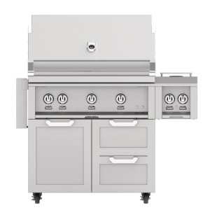 36" Double Drawer and Door Cart - GCR Series