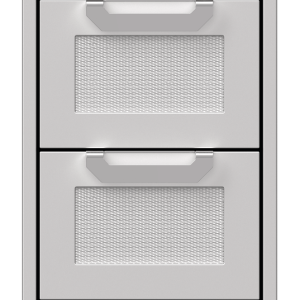 16" Hestan Outdoor Double Storage Drawers - AGDR Series