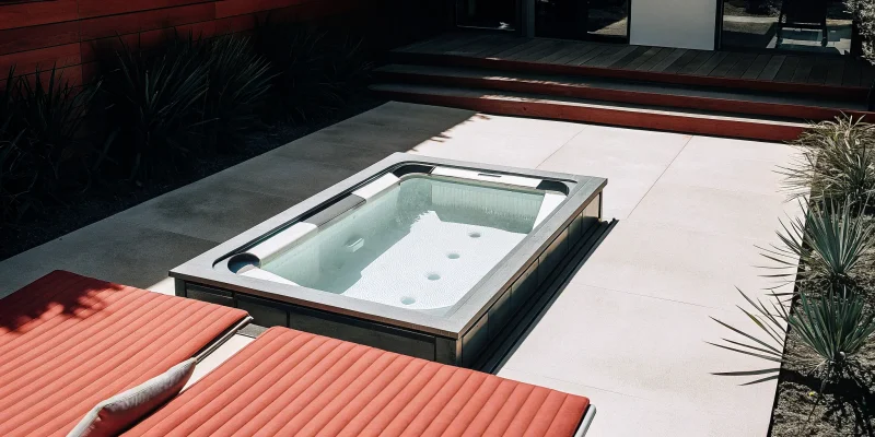 The complete budget and cost for installing a new in-ground swim spa.