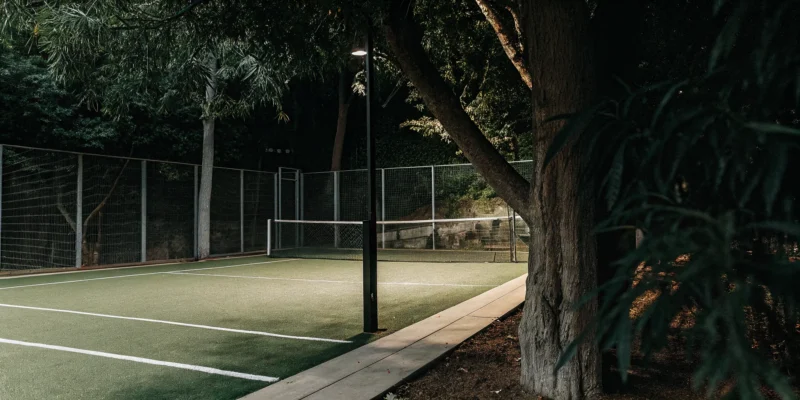 Professional Italgreen padel court installation with high-performance turf on Long Island, NY.