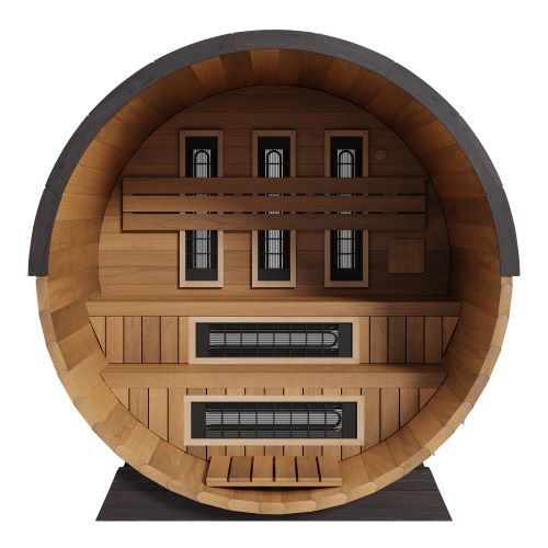 Finnmark Cedar Combination Barrel Sauna FD-6