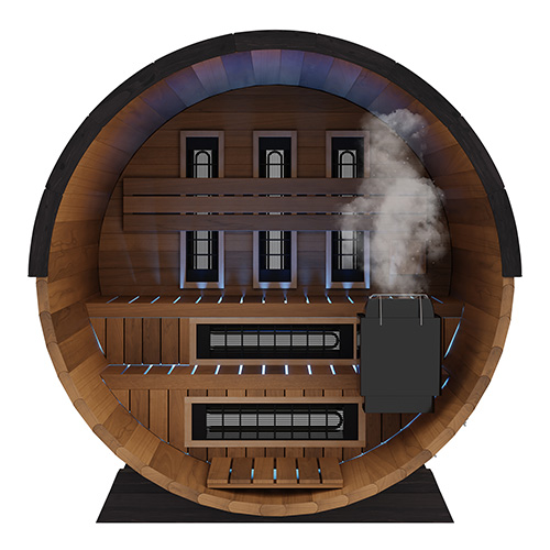 Finnmark Cedar Combination Barrel Sauna FD-6 - Image 3