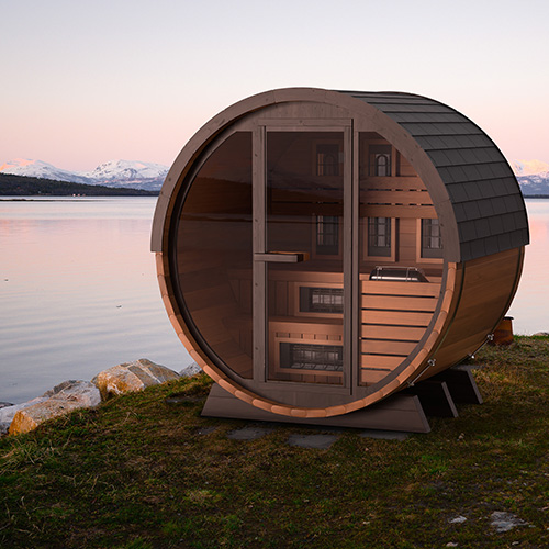 Finnmark Cedar Combination Barrel Sauna FD-6 - Image 2