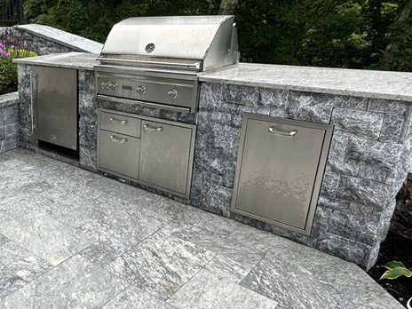 Stone Veneer Finishes for Outdoor Kitchens