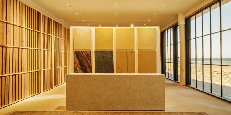 Pebble stone epoxy samples from a top supplier on Long Island.