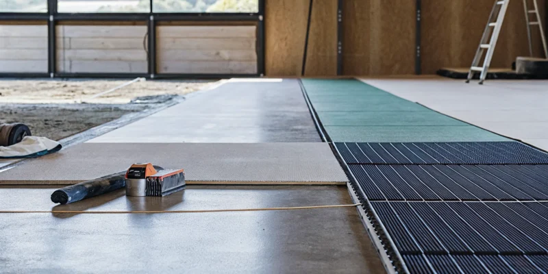 Professional design and installation of a custom multi-sport game court.