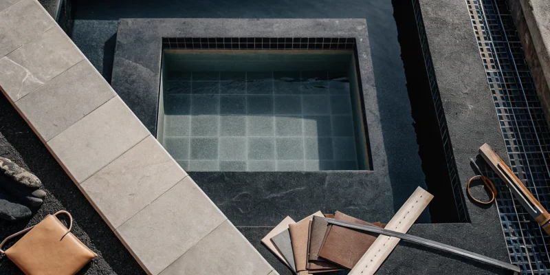 Calculating the vinyl pool installation cost per square foot.