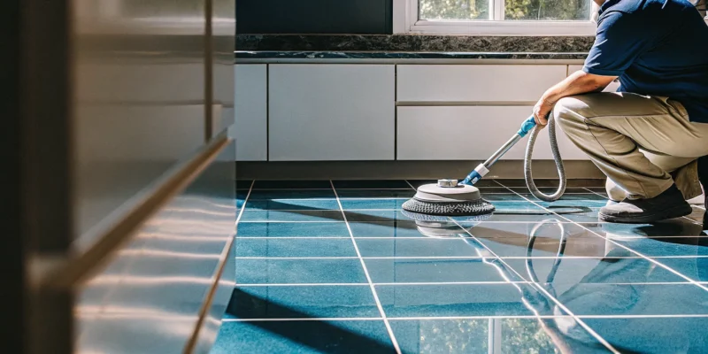 Long Island tile and grout cleaning for restored, like-new floors.