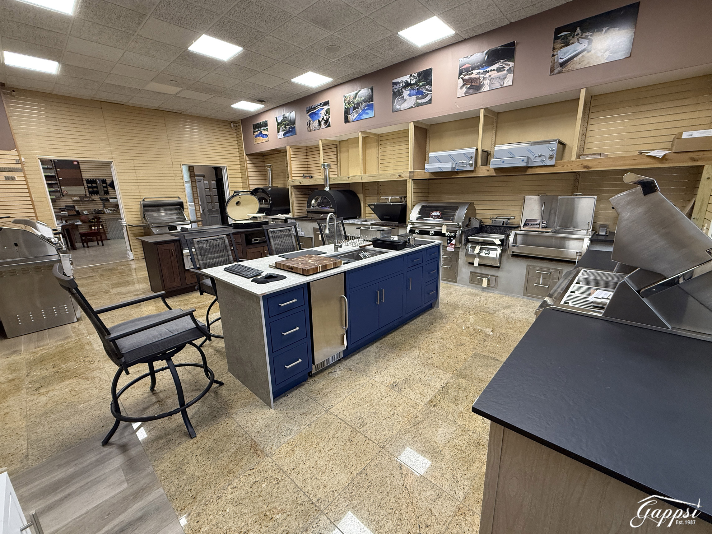 Grill Islands with Refrigeration and Accessories