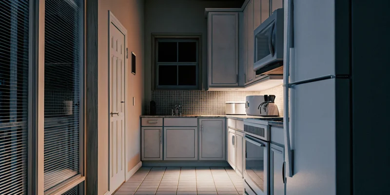 Before photo of a kitchen remodel, a starting point for inspiring before and after ideas.